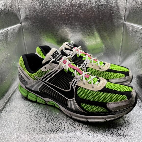 Size 15 Nike Air Zoom Vomero 5 Electric Green Mens Athletic Sneaker CI1694-300 - Picture 1 of 10